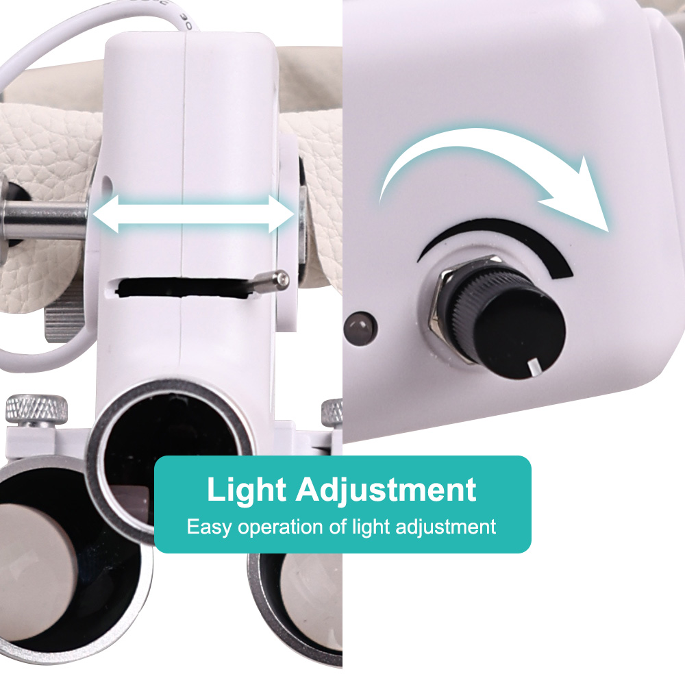 Magnifier With Light - Lupa cirúrgica de luz led dental
