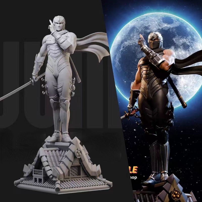 Model Kit Galahad - Miniature Black Robe Ninja Ryu Figura