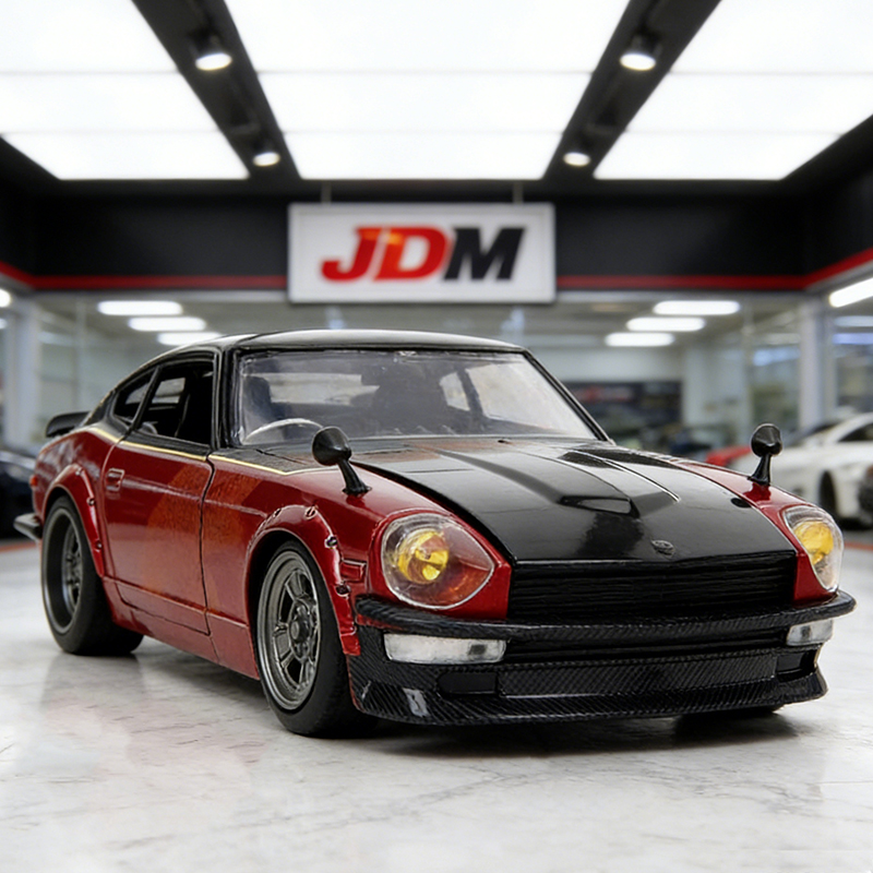 Model Kit Mustang - JADA 1:24 Datsun 240Z 1972 Carro