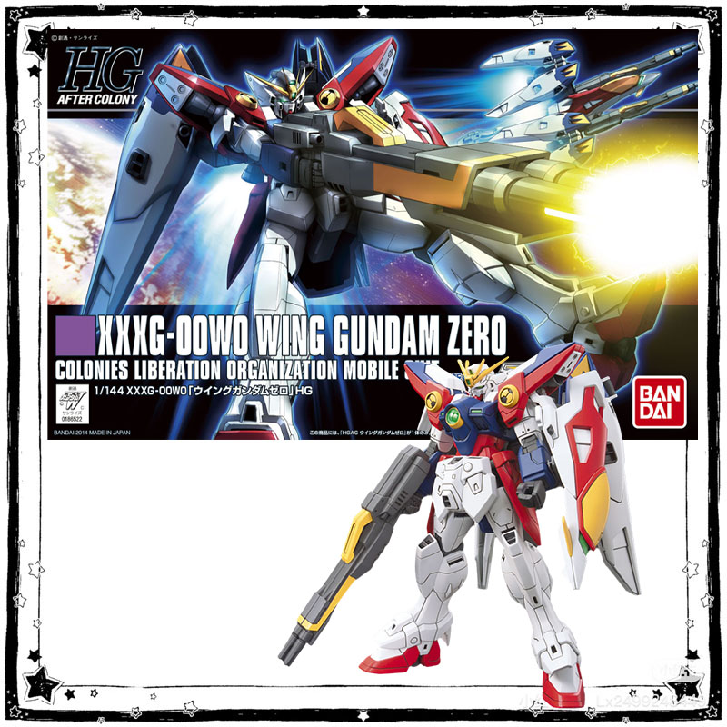 Model Kit Wing Zero - Em Estoque: Kit de Montagem Bandai