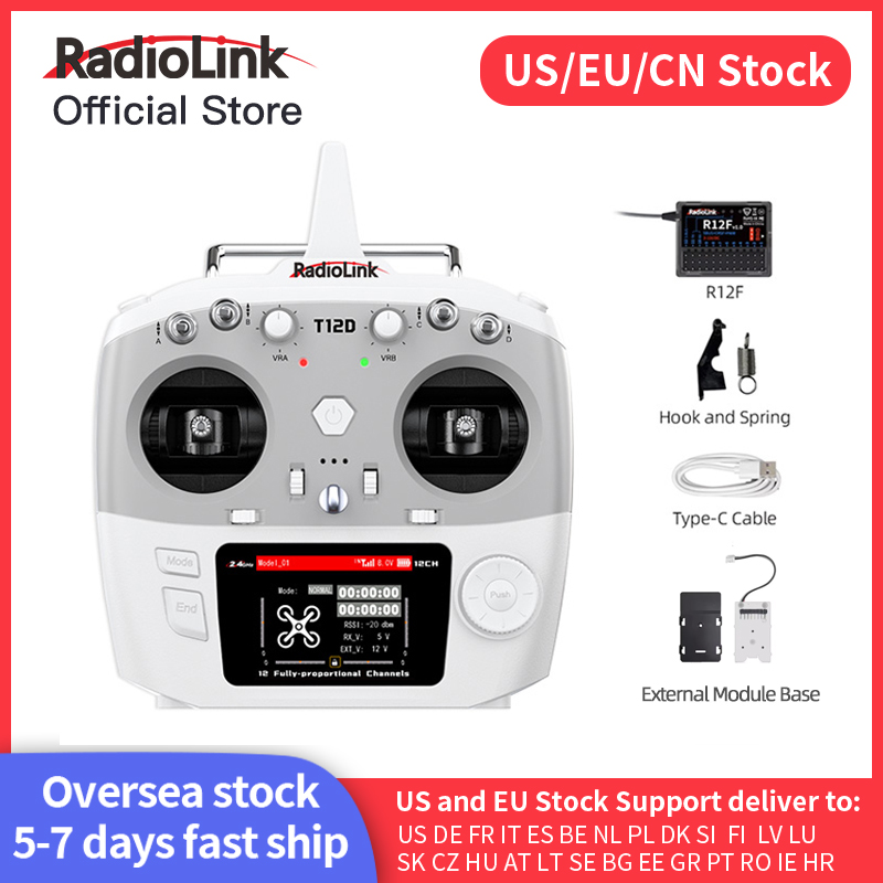 Model Kit Ship - Radiolink T12D ELRS Transmissor de 12