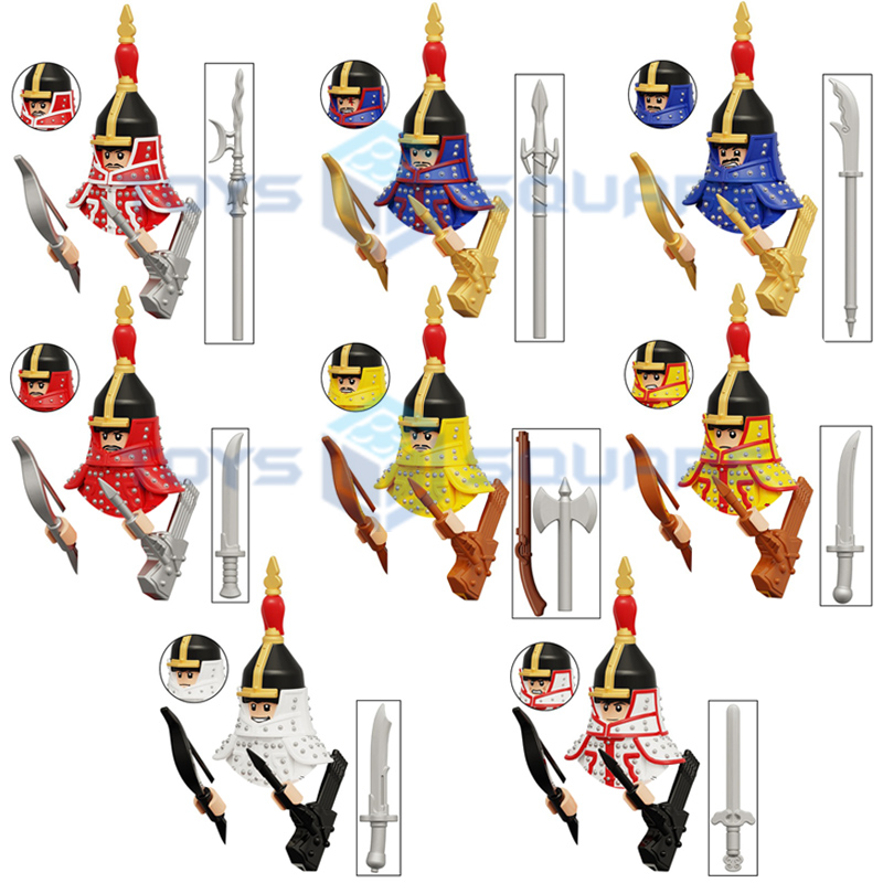 Model Kit Zhao Yun - The Chinese Flag Soldier Model Blocks