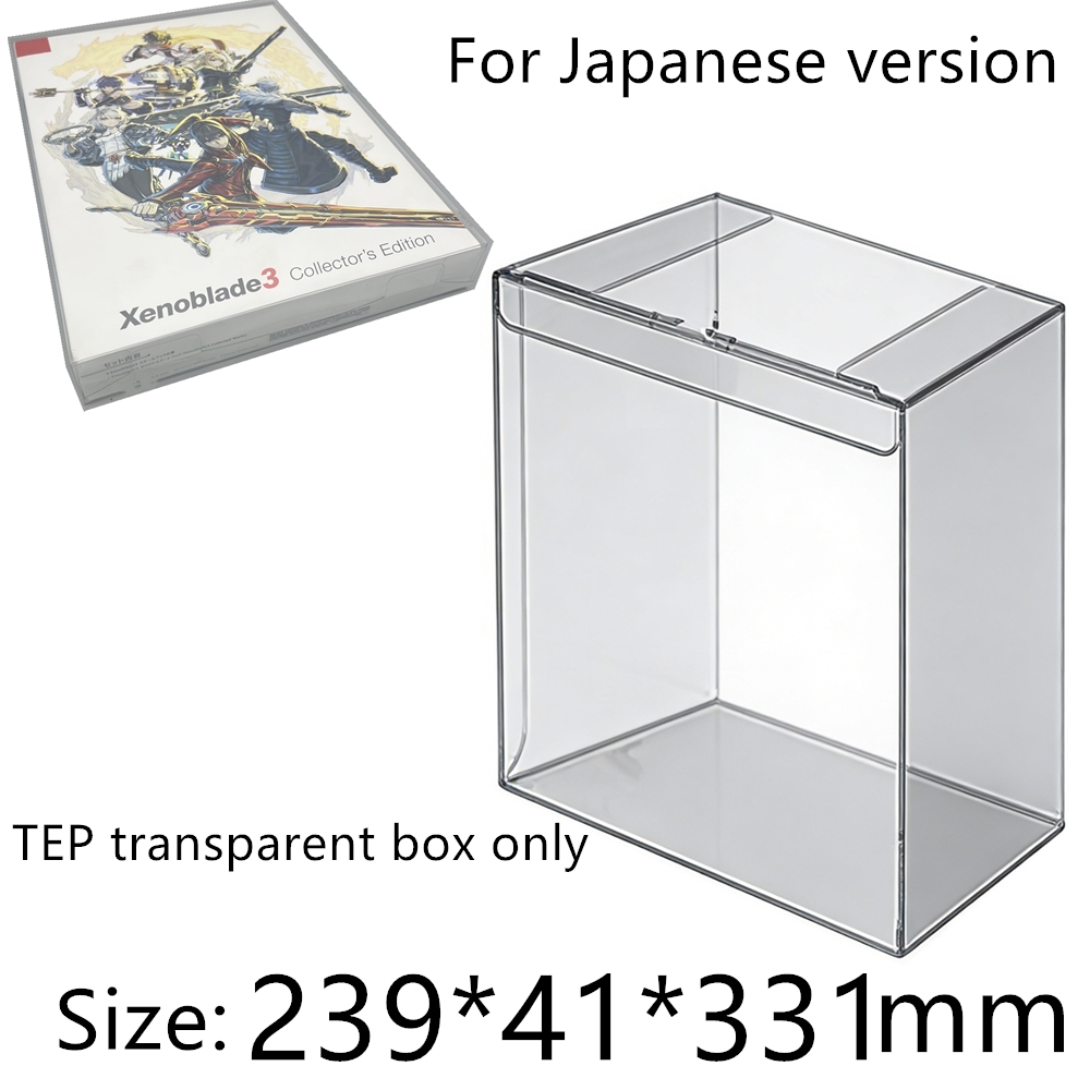 Model Kit Xenoblade - Protetor de caixa transparente para Xenoblade