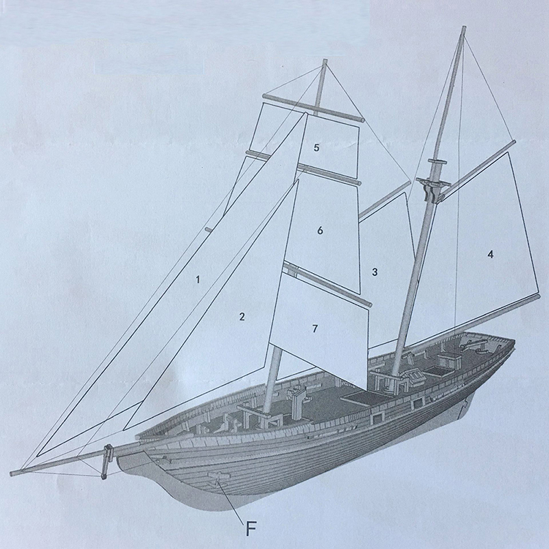 Model Kit Ship - Novo Kit DIY de Montagem de