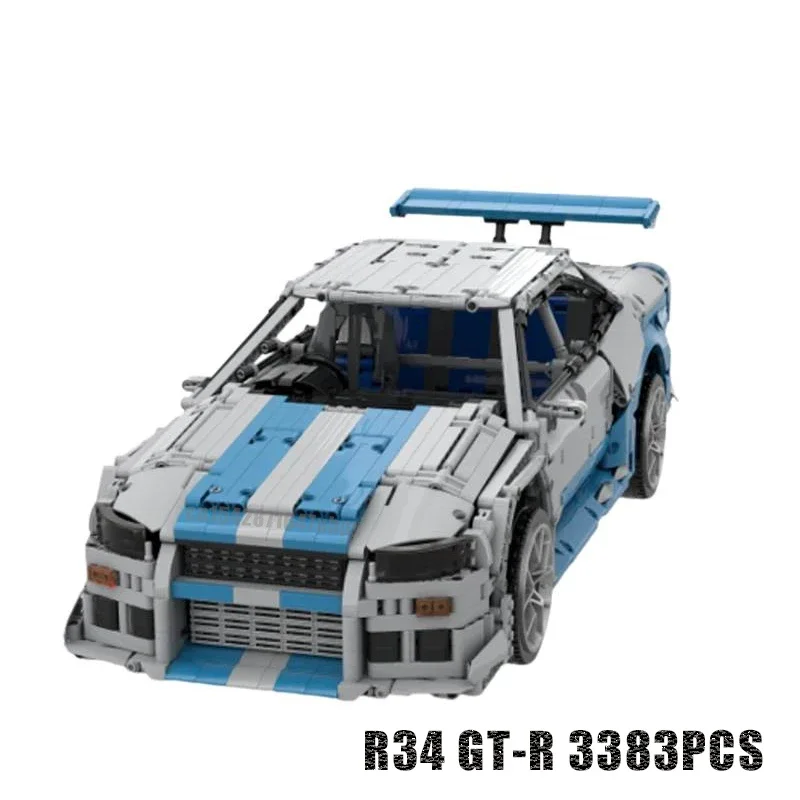 3383 peças kit de construção d - Model Kit R34 avaliação e preço