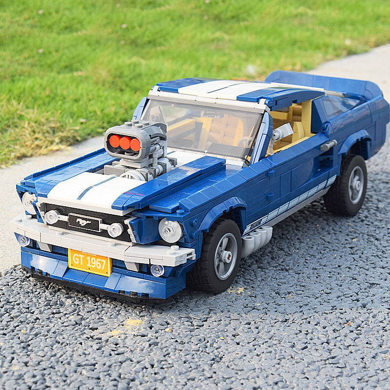 MOC 1471PCS Blocos de Montagem - Model Kit Mustang avaliação e preço