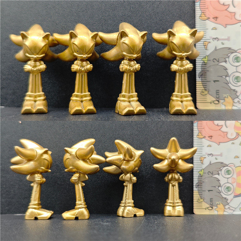 Mini Figuras Douradas do Sonic - Model Kit Diorama avaliação e preço
