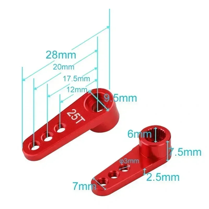 Neebrc 25t metal servo braço 3 - Model Kit Ship avaliação e preço