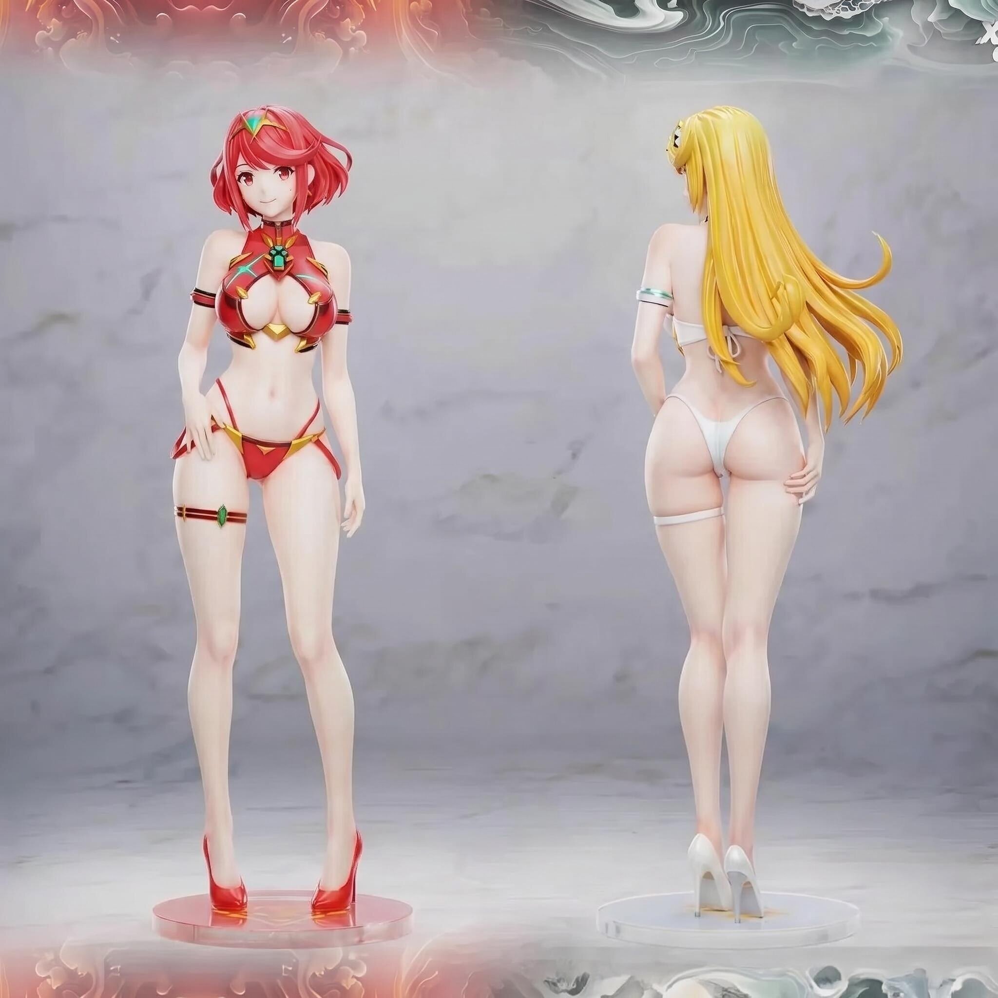 Estátua de Personagem Duplo Py - Model Kit Xenoblade avaliação e preço