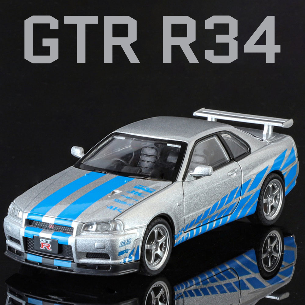 Escala 1:32 skyline gtr r34 mo - Model Kit R34 avaliação e preço