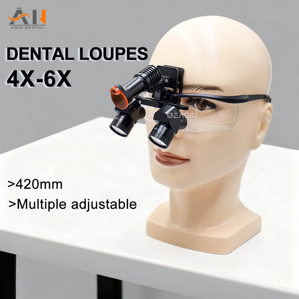 Novas lupas dentárias ergonômi - Magnifier With Light avaliação e preço