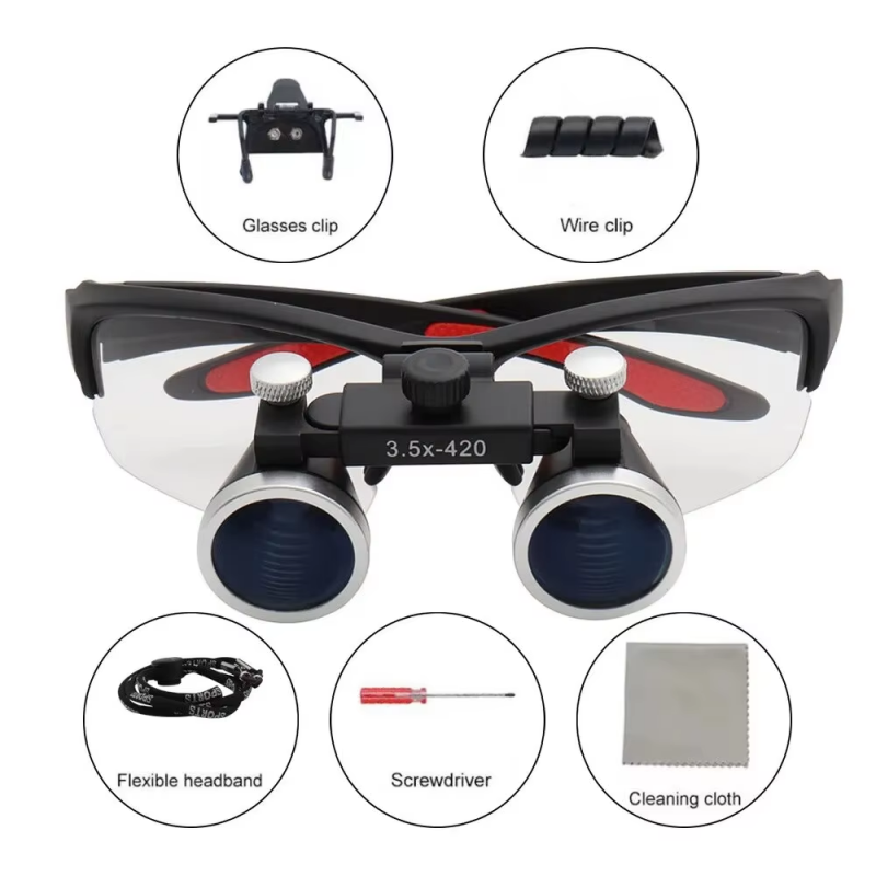 Lupa Binocular Odontológica Ul - Magnifier With Light avaliação e preço