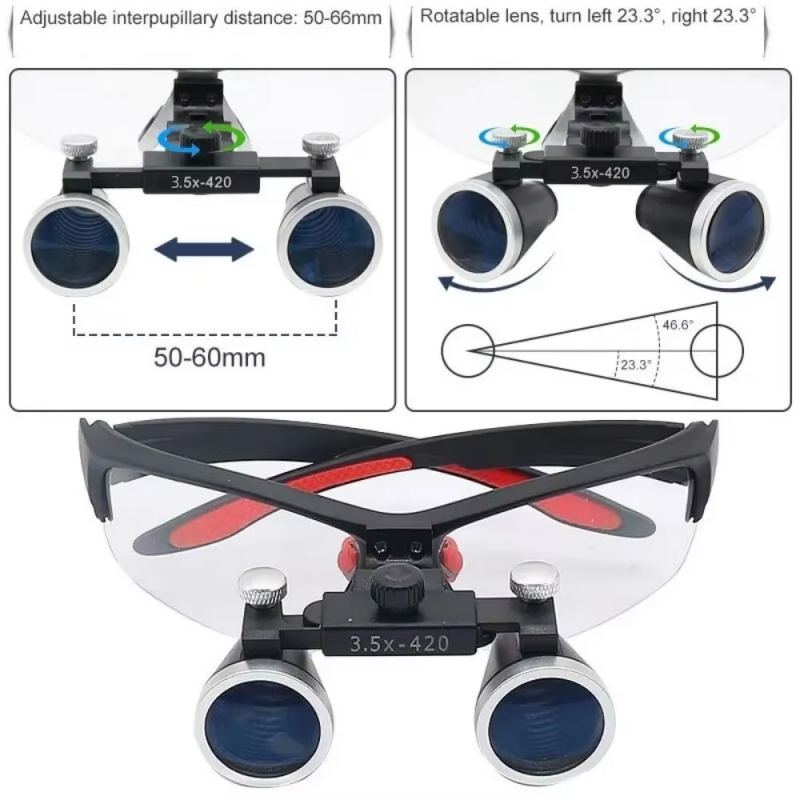 Lupa Binocular Odontológica Ul - Magnifier With Light avaliação e preço