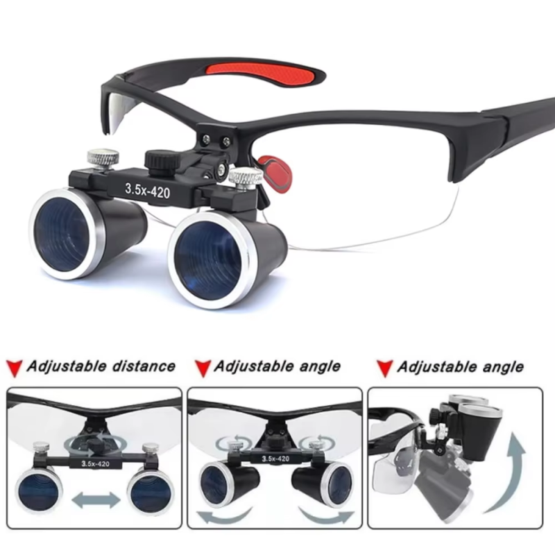 Lupa Binocular Odontológica Ul - Magnifier With Light avaliação e preço