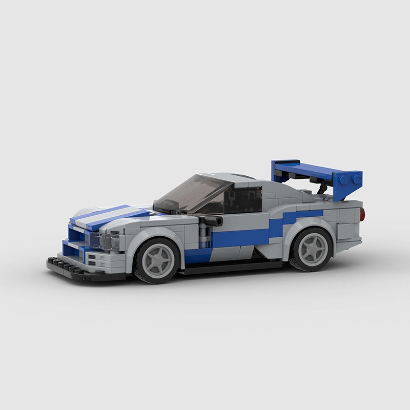 InhawBrick Veículo Esportivo d - Model Kit R34 avaliação e preço