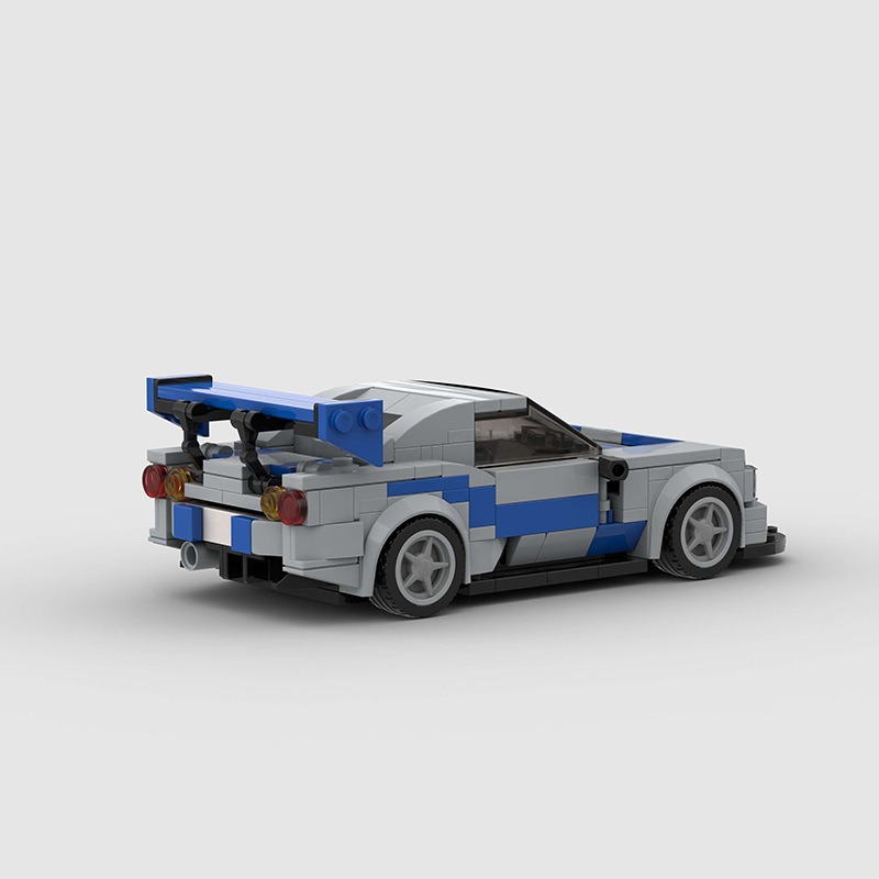 InhawBrick Veículo Esportivo d - Model Kit R34 avaliação e preço