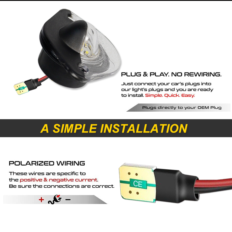 Luz de Placa de Licença LED pa - Model Kit Mustang avaliação e preço