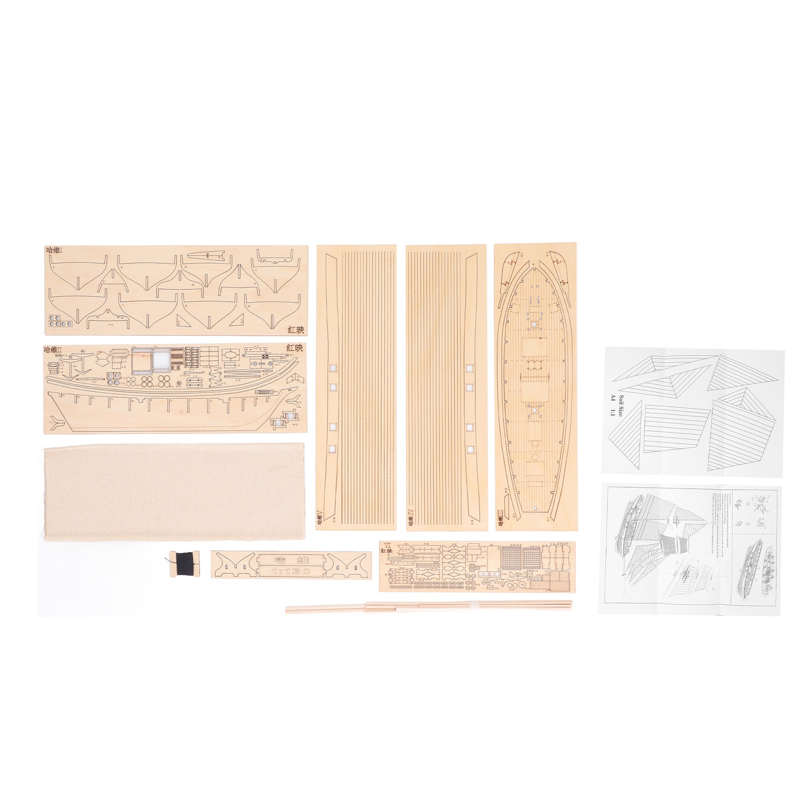 Kit de Barco à Vela de Madeira - Model Kit Ship avaliação e preço